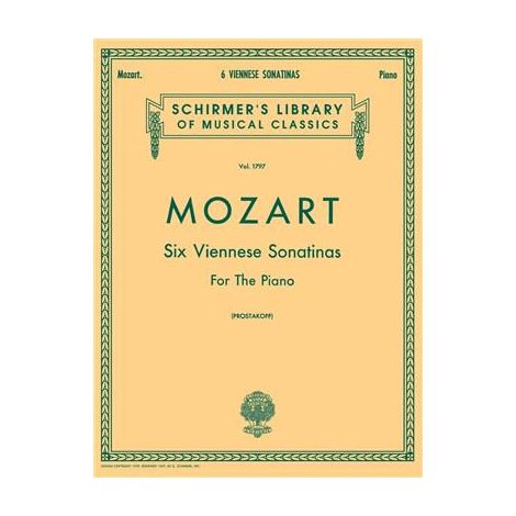 W.A. Mozart: Six Viennese Sonatinas - Pno (Ed. Prostakoff)