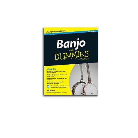 Banjo For Dummies: Second Edition (Book/Online Video And Audio Instruction)