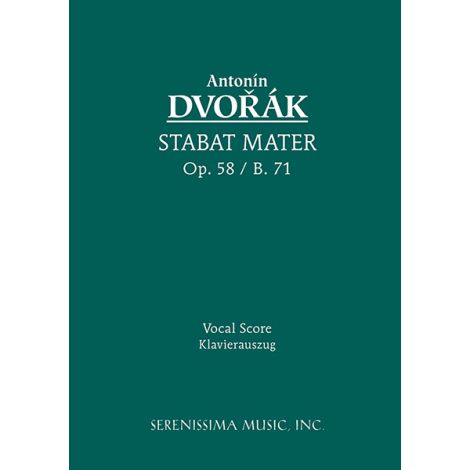 Antonin Dvorak: Stabat Mater (Score)
