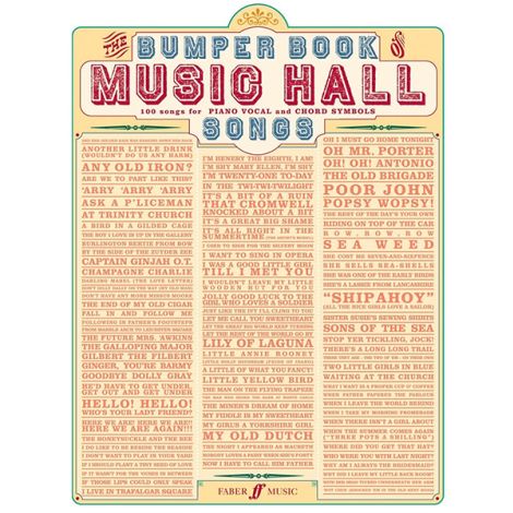 Bumper Book Of Music Hall Songs (PVG)