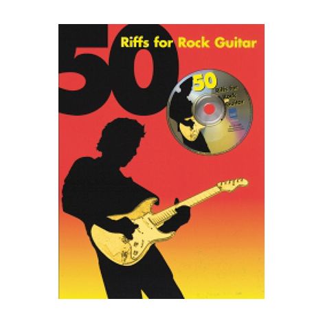 50 Riffs For Rock Guitar CD Tab