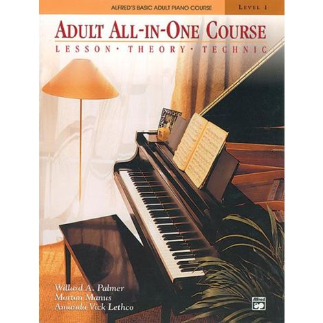Alfred's Basic Adult Piano Course: Adult All-In-One Level 1 - Book Only