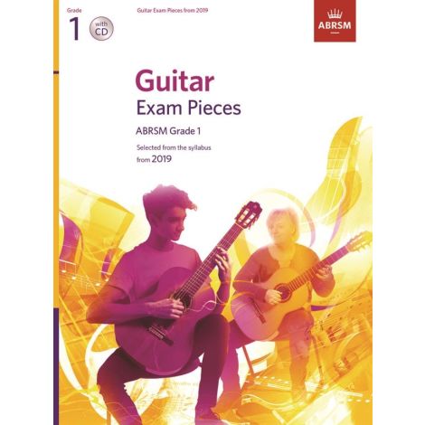 ABRSM Guitar Exam Pieces From 2019 - Grade 1 Version With CD