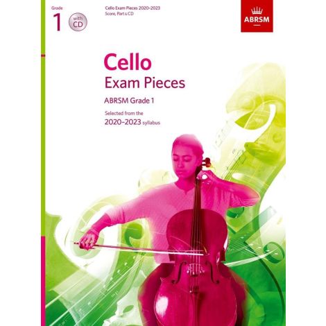 ABRSM Cello Exam Pieces 2020-2023 Grade 1 Score  Part And CD