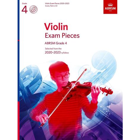 Abrsm Violin Exam Pieces 2020-2023 Grade 4 (Book + Cd)
