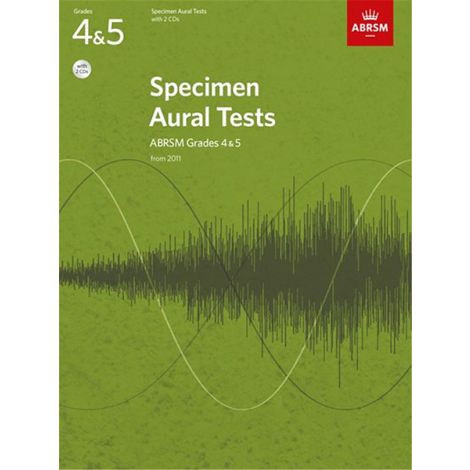 ABRSM Specimen Aural Tests - Grades 4-5 (2011+) Book/2 CDs
