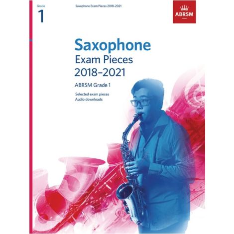 ABRSM EXAM PIECES 2018-2021 GRADE 1 SAXOPHONE/PIANO BOOK/AUDIO ONLINE
