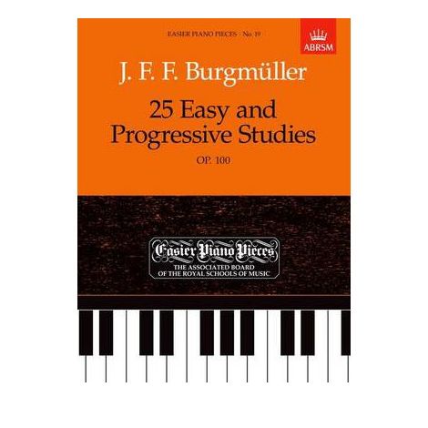 25 Easy and Progressive Studies, Op. 100 for piano
