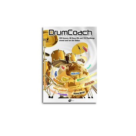 DrumCoach: 300 Grooves, 80 Drum-Fills Und 120 PlayAlongs (German)
