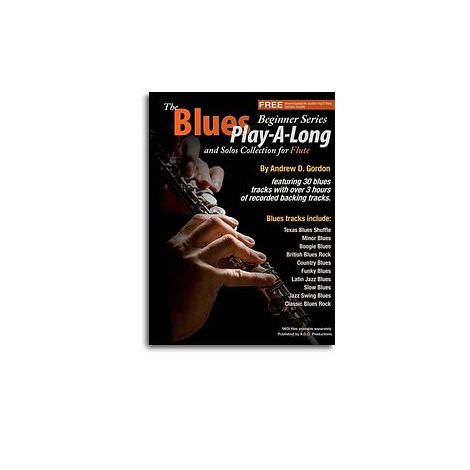 The Blues Play-A-Long And Solos Collection For Flute (Book/Online Audio)