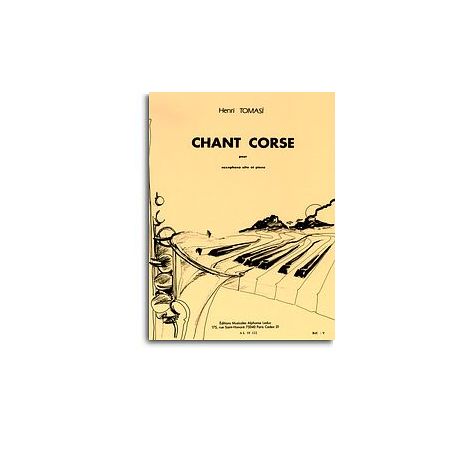 Henri Tomasi: Chant Corse (Alto Saxophone/Piano)