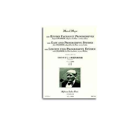 Marcel Moyse: 100 Easy And Progressive Studies After Cramer For Flute (Volume 2)