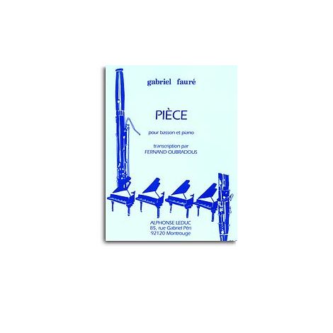Gabriel Faure-Piece (Bassoon/Piano)