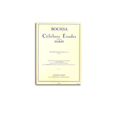 Nicolas-Charles Bochsa-Celebres Etudes Pour La Harpe,1<sup>er</sup>Cahier
