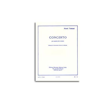 Henri Tomasi: Concerto  (Alto Saxophone/Orchestra)