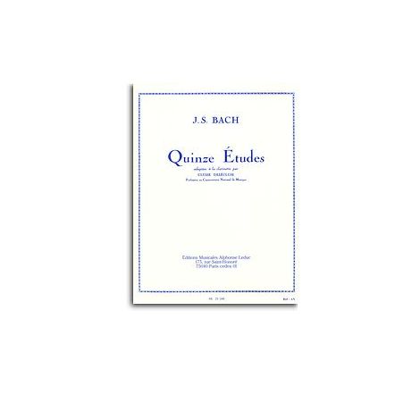 J.S BACH: 15 Études For Clarinet