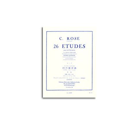 Cyrille Rose: 26 Estudes (Clarinet)