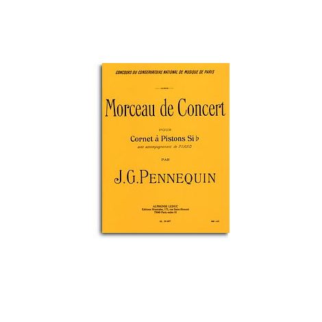 J. G. Pennequin: Morceau de Concert (Cornet and Piano)