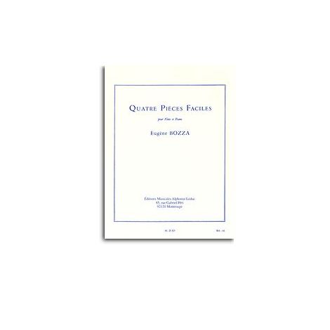 Eugène Bozza: Quatre Pièces Faciles (Flute/Piano)