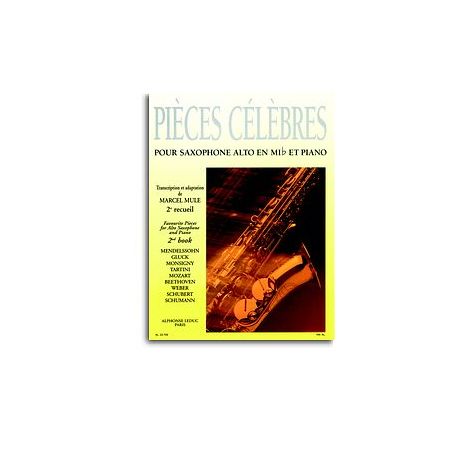 Various Composers: Pieces Celebres  Vol.2 (Saxophone-Alto & Piano)