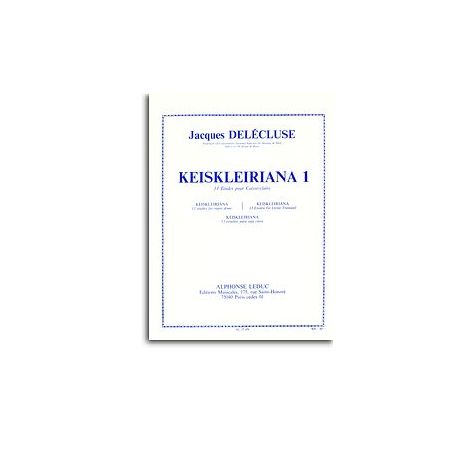 Jacques Del闂備浇鍋愰崢褍鐣烽幎se: Keiskleiriana 1, 13 studies for Snare Drum