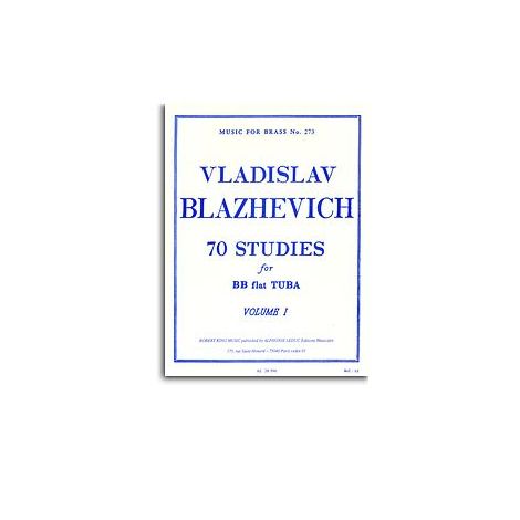 Blazhevich: 70 Studies Volume 1/Tuba Mfb273