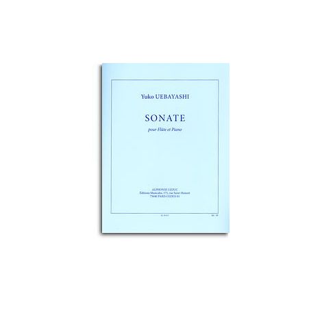 Uebayashi: Sonate (26') Pour Flute Et Piano