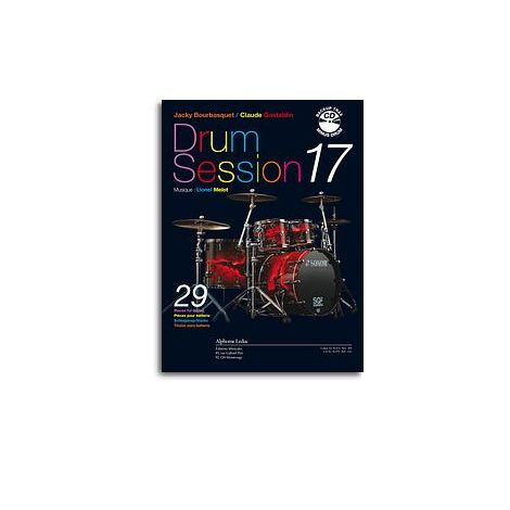 Jacky Bourbasquet/Claude Gastaldin: Drum Session 17 - 29 Pieces Pour Batterie Livre & CD (Le Livre)