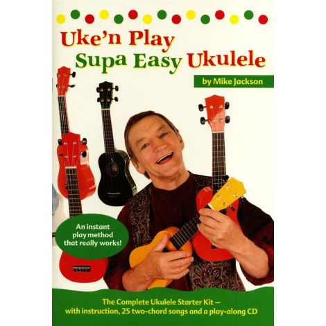 Mike Jackson: Uke'N Play Supa Easy Ukulele (Book/Cd)