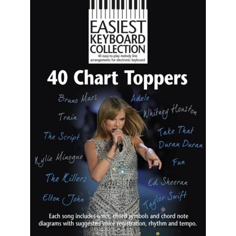 Easiest Keyboard Collection: 40 Chart Toppers
