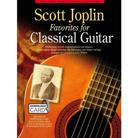 Scott Joplin Favorites For Classical Guitar (Book/Audio Download)