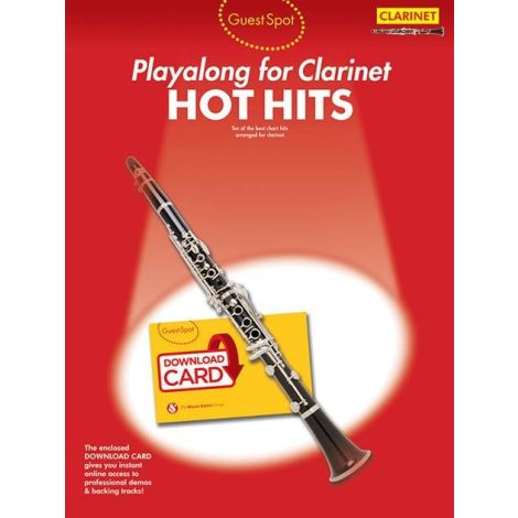 Guest Spot: Hot Hits - Clarinet (Book/Audio Download)