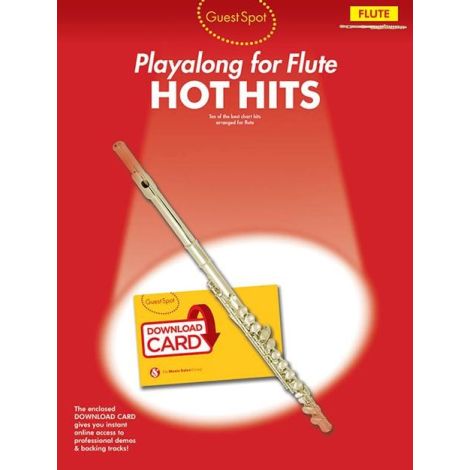 Guest Spot: Hot Hits - Flute (Book/Audio Download)