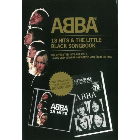 ABBA: 18 Hits & The Little Black Songbook (Book/CD)