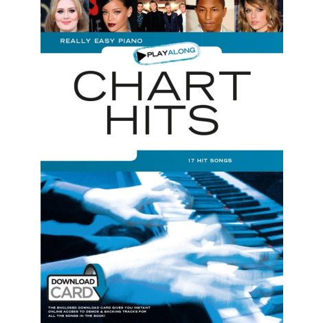 Really Easy Piano Play Along: Chart Hits (Book/Audio Download)