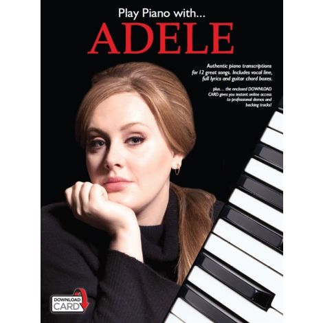 Play Piano With... Adele (Book/Audio Download)
