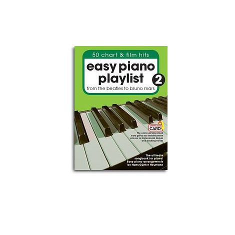 Easy Piano Playlist: Volume 2 (Book/Audio Download)