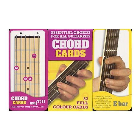 Chord Cards: 52 Essential Guitar Chords
