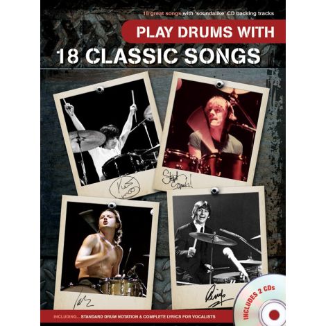 Play Drums With 18 Classic Songs