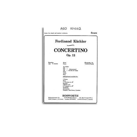Ferdinand K闂備焦鐪归埀宕er: Concertino In D Op.12