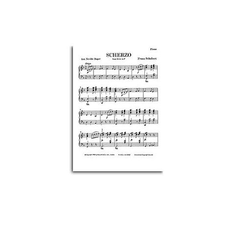 Schubert, F Scherzo From Octet In F Orch (Me) Sc/Pts