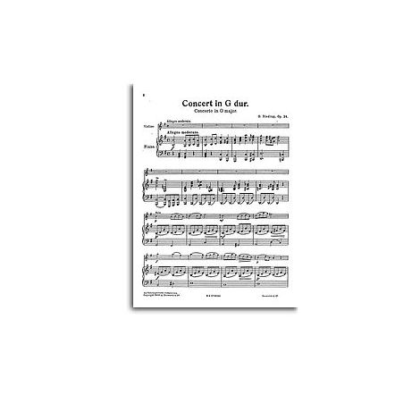 Oskar Rieding: Concerto In G Op.34 (Score/Parts)