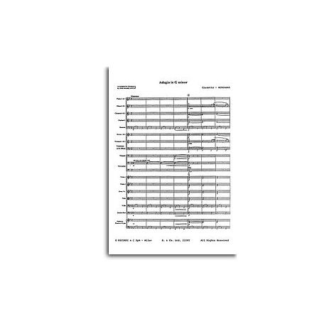 Tomaso Albinoni/Remo Giazotti: Adagio In G Minor (Score And Parts)