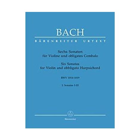Bach Six Sonatas for Violin, Vol. 1 (BWV 1014-1016)
