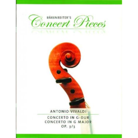 Vivaldi: Concerto in G Major Op. 3/3 for Violin &