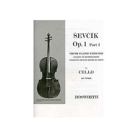 Sevcik Cello Studies Op.1 Part 1: Thumb Placing Exercises