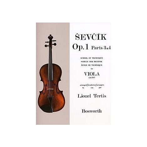Sevcik Viola Studies: School Of Technique Parts 3 And 4