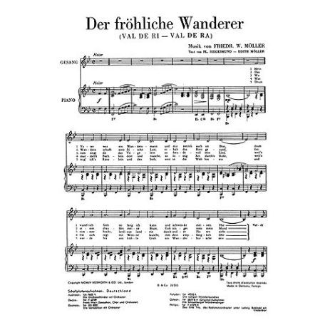 Friedrich Moller: Der Frohliche Wanderer