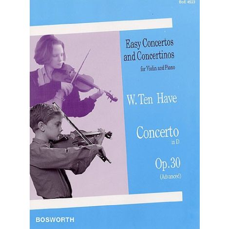 Willem Ten Have: Violin Concerto in D Op.30 (Violin/Piano)