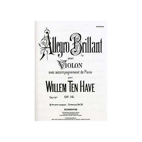Willem Ten Have: Allegro Brillante Op.19